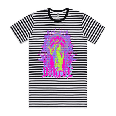 ALL LIVES MATTER T-SHIRT - MENS STAPLE STRIPE TEE - 5028 Thumbnail